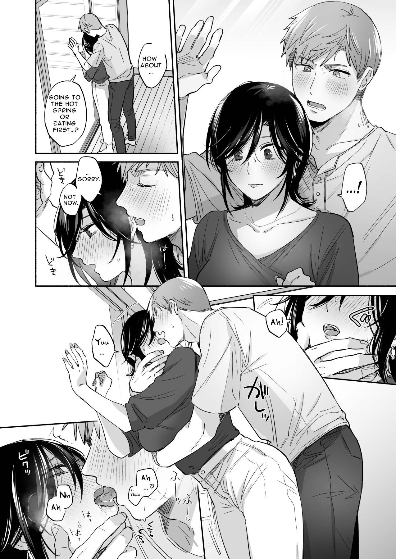 Hentai Manga Comic-If I Have a Chance, I Want to Warp My Boyfriend's Fetishes! ~Lovey-dovey Trip to the Hotsprings~-Read-46